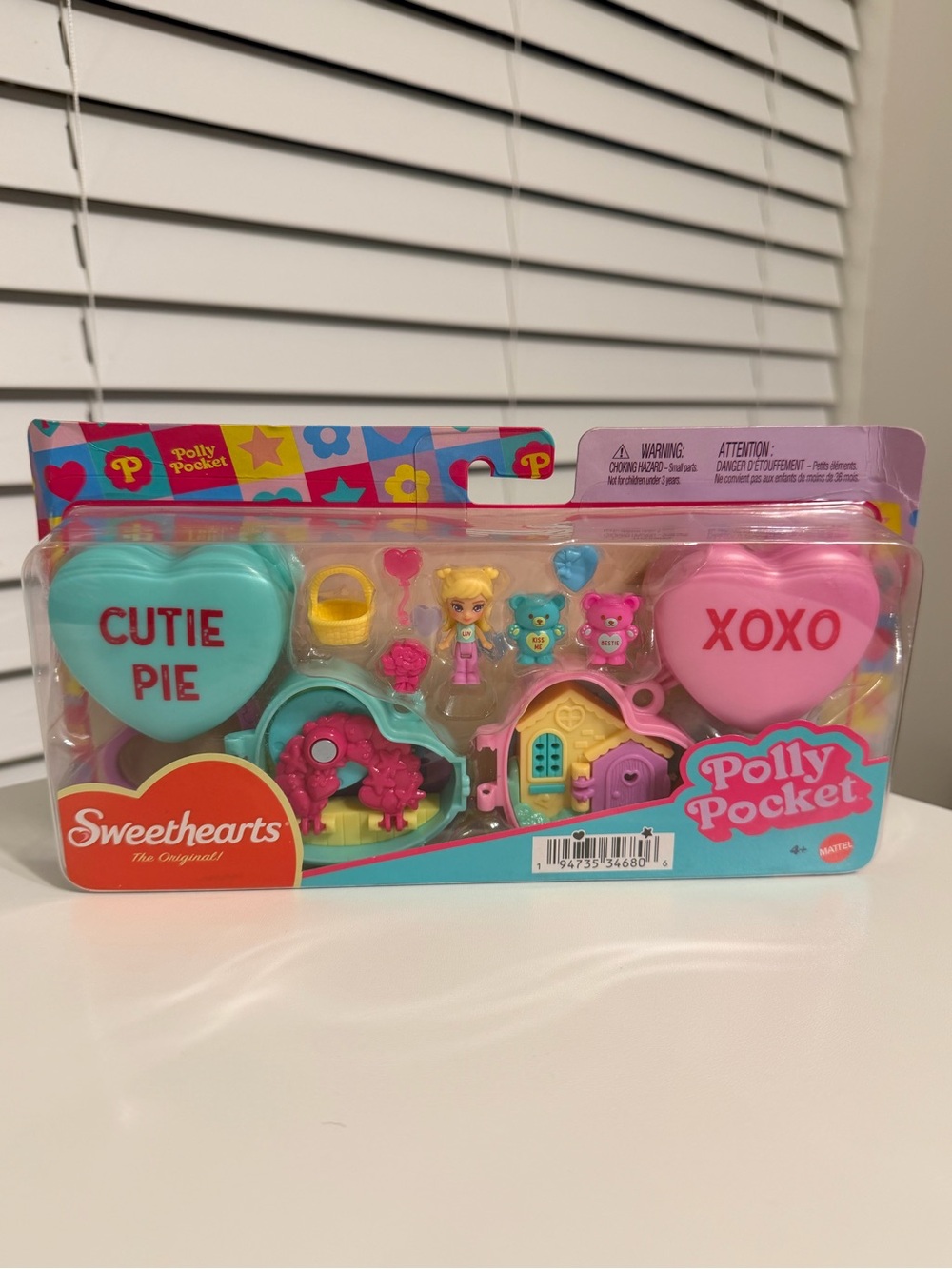 Polly Pocket Sweethearts Mini Playset - Pink & Teal